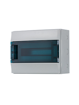 ABB Mistral65 Бокс навесной 12М прозрачная дверь (с клемм) 1SLM006501A1202