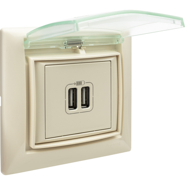 Купить Legrand Valena Крем Рамка 1-ая с крышкой IP44 774350