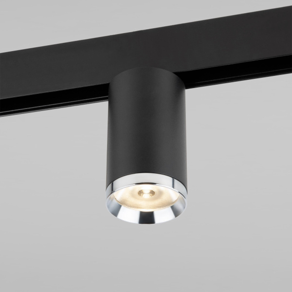 Elektrostandard Slim Magnetic R06 Трековый светильник 10W 4200K Ringe (черный/серебро) 85506/01 a061298