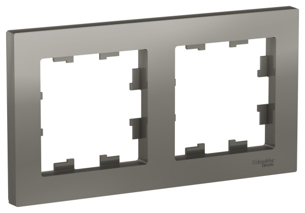 Купить Systeme Electric AtlasDesign Сталь Рамка 2-ая, универсальная