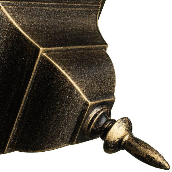 Купить Arte Lamp Berlin Коричневый/Белый Светильник уличный наземный 1x75W E27 A1014FN-1BN