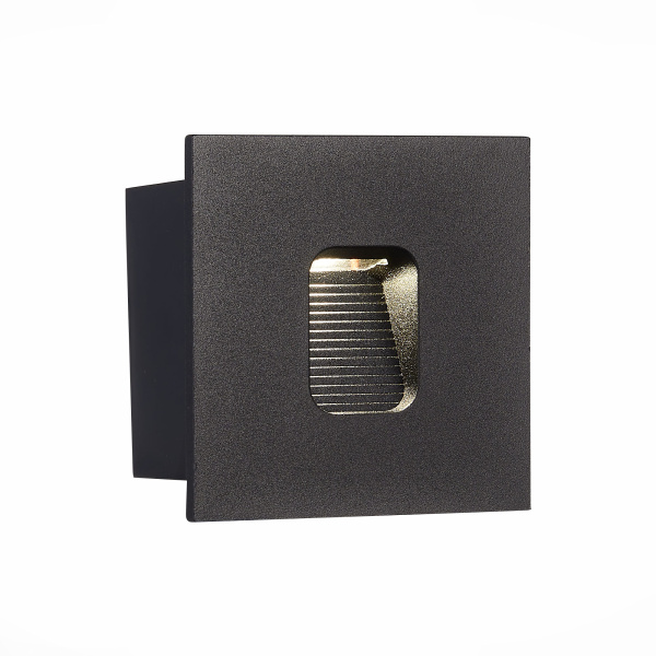 ST LUCE  SL9501.441.01 Светильник уличный настенный Черный LED 1*1W 4000K