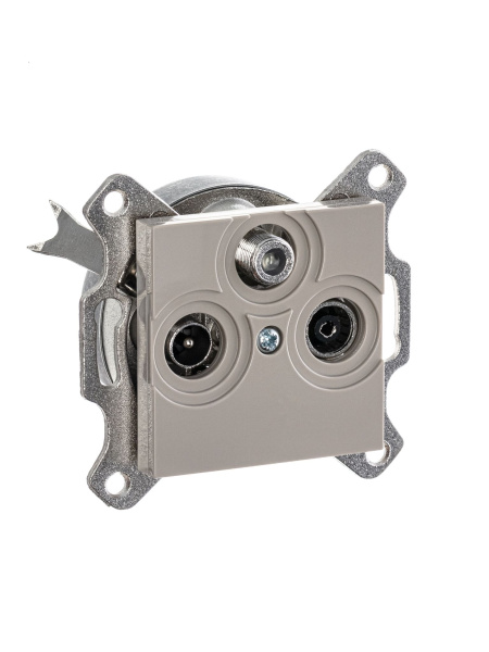 Купить ABB EPJ Levit кофе макиато / белый Розетка TV-R-SAT, кофе макиато 2CHH083303A6018