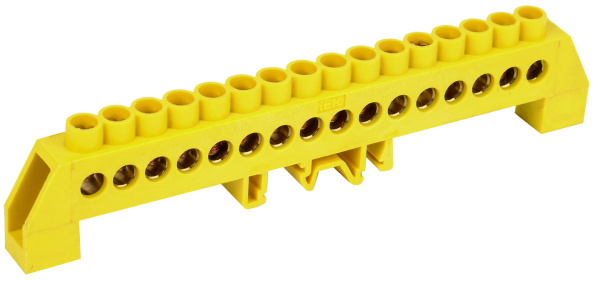 IEK Шина PE земля в комб DIN-изолСтойка ШНИ-8х12-16-КС-Ж