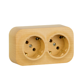 Legrand Quteo Сосна Розетка 2-я с/з 782273