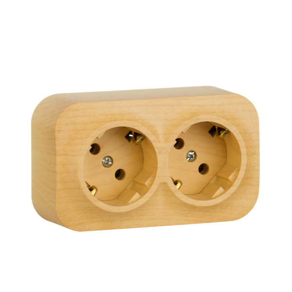 Legrand Quteo Сосна Розетка 2-я с/з 782273