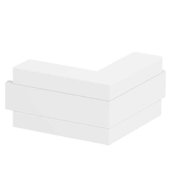 OBO Bettermann Угол внешний кабель-канала Rapid 45-2 нерегулируемый 53x100 мм, ПВХ, белый 6113040