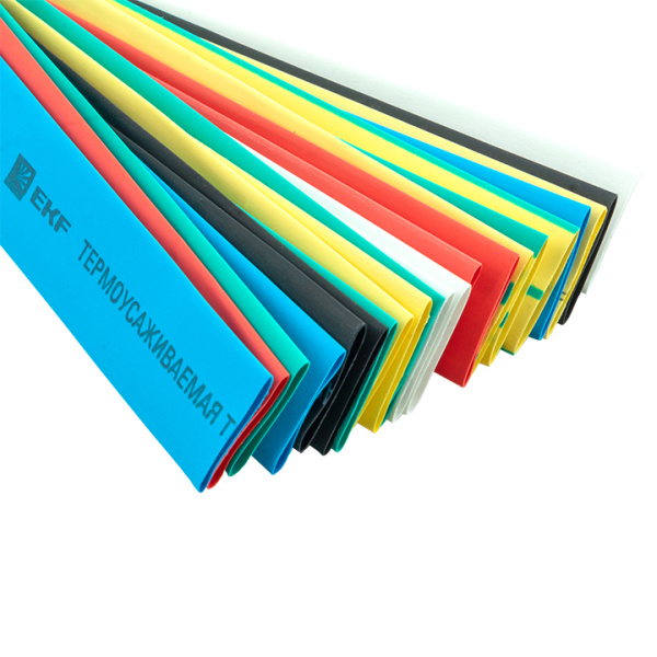 Купить EKF PROxima Термоусаживаемая трубка ТУТ нг 12/6 набор:7 цветов по 3шт. 100мм.