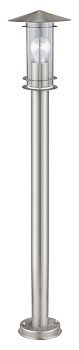 Eglo Уличный светильник напольный LISIO, 1х60W (E27), H1000, нерж. сталь/стекло 30188