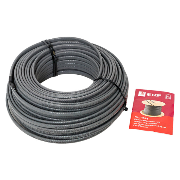 Купить EKF Саморегулирующийся нагревательный кабель ESR-25F (25 Вт/м) 50 м, фторопласт