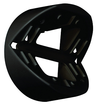 BEG Цоколь угловой (внешний угол) для  датчиков RC-plus next / чёрный 97024