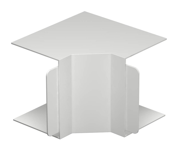 OBO Bettermann Угол внутренний кабель-канала WDK 100x130 мм ПВХ светло-серый 6182348