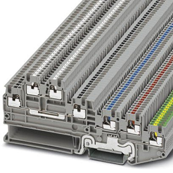 Phoenix Contact PTIO 1,5/S/5-PE/U-BK/O-WH Клеммный модуль для подключения датчиков и исполнительных элементов 3244471