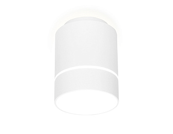 Ambrella Накладной светодиодный точечный светильник TN256 WH/S белый/песок LED 4200K 7W D80*135