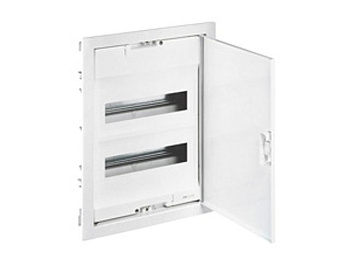 Legrand Nedbox Шкаф встраиваемый 24+4М белая дверь 001412