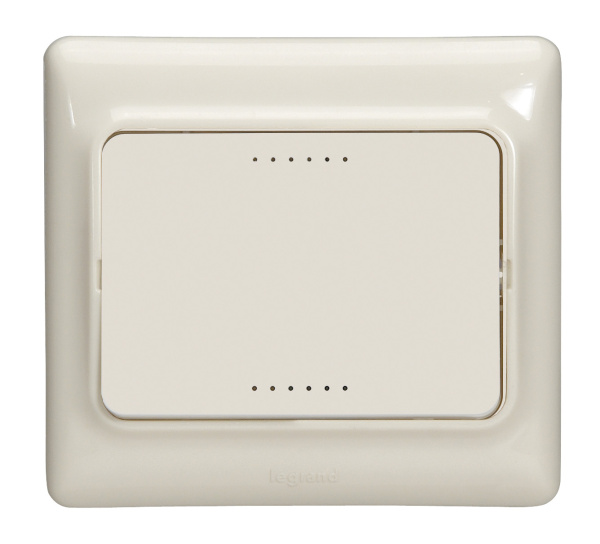 Legrand Kaptika Бежевый Выключатель 1-клавишный с/п 782131
