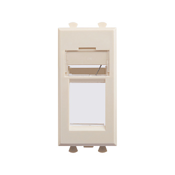 DKC Адаптер для Keystone, "Avanti", "Ванильная дымка", 1 модуль