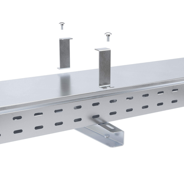 DKC Держатель листового лотка H80, цинк-ламельный (аналог горячеоцинкованного) Купить DKC Держатель листового лотка H80, цинк-ламельный (аналог горячеоцинкованного)