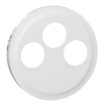 Legrand Celiane Бел Накладка TV-FM-SAT розетки 068285