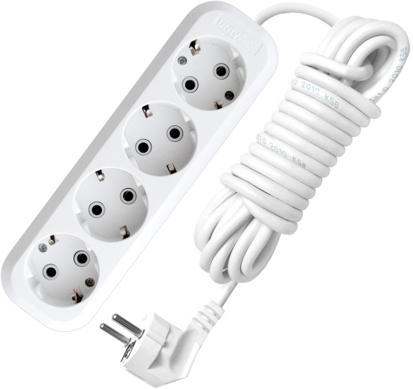 UNIVersal Е-304 Удлинитель 7м ПВС 3*1 4гн. с/з 9631983