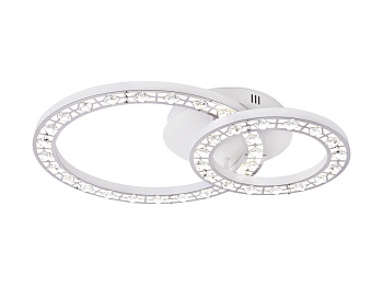 Ambrella Потолочный светодиодный светильник с пультом FA160 WH белый 64W 600*440*120 (ПДУ РАДИО 2.4)