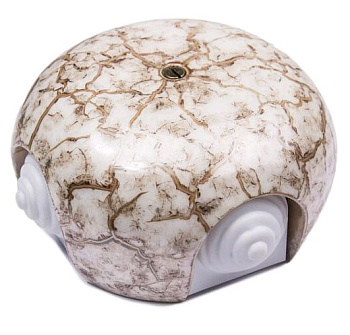 BIRONI Фаберже Керамика Мрамор золото Распред.коробка 86*50мм (4 ввода в комплекте) B2-521-090/18-K