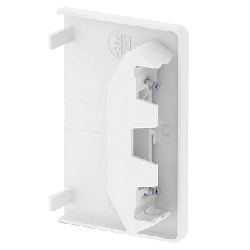 OBO Bettermann Заглушка торцевая кабель-канала Rapid 80, 70x110 мм, ПВХ, белый 6274370