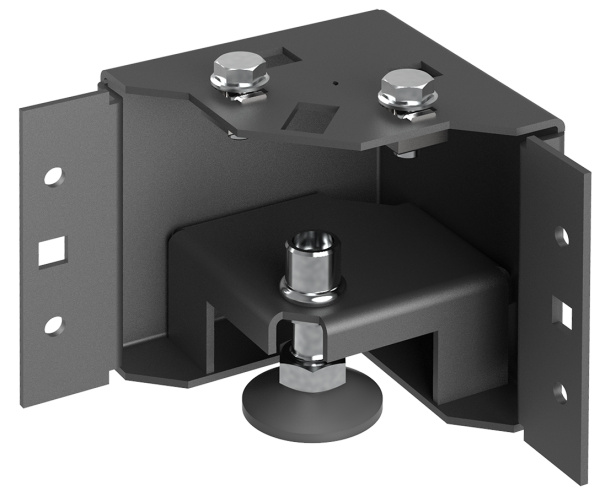 IEK ZPAS ITK Уголок цоколя h=100мм регулируемая черный (4шт/комплект) ZP-BC05-B1-01