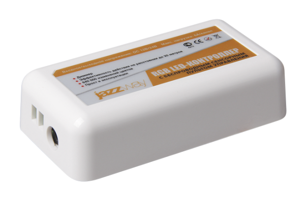 Купить Jazzway Контроллер RGB PRC-4000RF WH (белый) 12/24V 216/432Вт .1007957