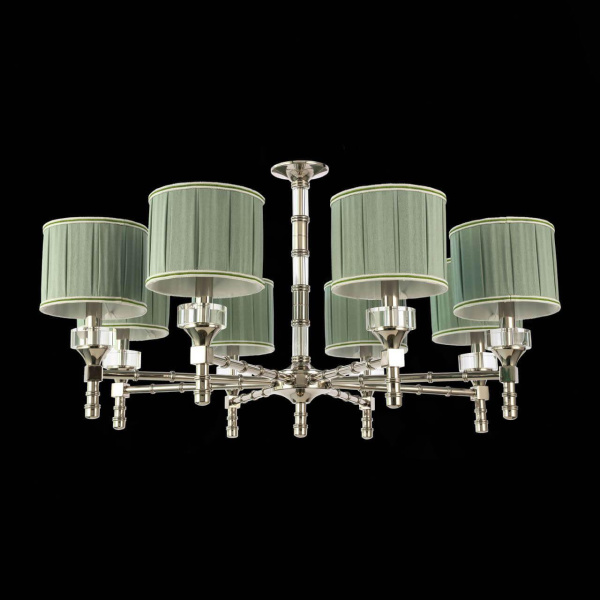 Купить ST Luce SL1121.103.08 Люстра подвесная Никель/Оливковый E14 8*40W