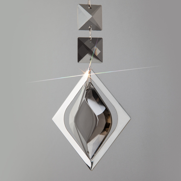 Купить Eurosvet 10120/1 Светильник настенный хром/дымчатый хрусталь Strotskis a055311