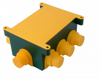 Hegel Коробка установочная д/монолитных стен, 8 вводов,  внутр разм 118x76x58 мм, высота 60 мм,  IP 44 КР1301-И