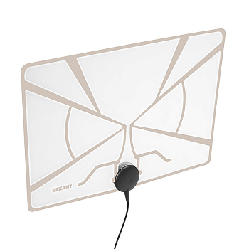 Антенна комнатная «Активная» для аналогового и цифрового телевидения DVB-T2 Ag-709 Rexant 34-0709