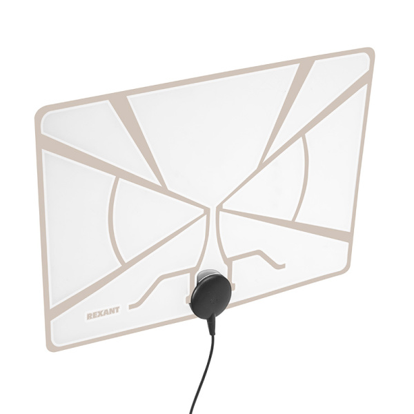 Антенна комнатная «Активная» для аналогового и цифрового телевидения DVB-T2 Ag-709 Rexant 34-0709
