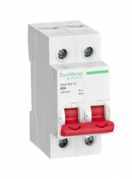 Systeme Electric City9 Set Выключатель нагрузки (ВН) 2P 40А 400В
