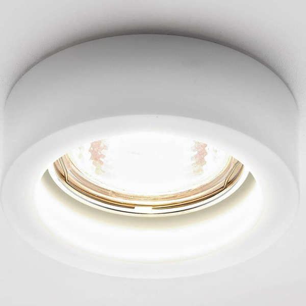 Купить Ambrella Встраиваемый точечный светильник D9160 MILK белый MR16 H25 D90 mm