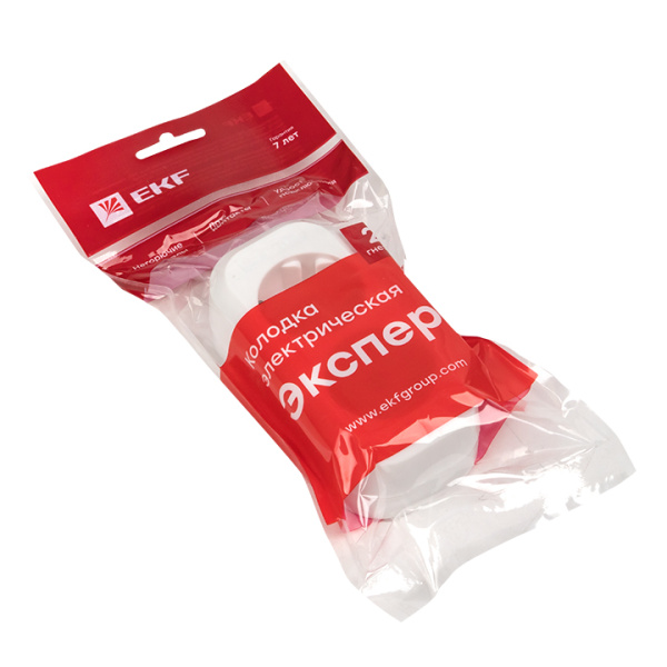 Купить EKF PROxima Колодка 2 гн. 16А 3,5кВт с/з Эксперт