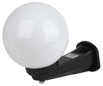 ЭРА НБУ 21-60-201 Светильник садово-парковый, шар опал с датчиком и настенным крепежом D=200 mm Б0048076