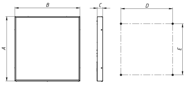 Купить СТ STANDARD.OPL LED 595 4000K G3 светильник