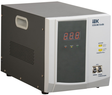 IEK Стабилизатор напряжения переносной серии Ecoline 5 кВА IVS26-1-05000