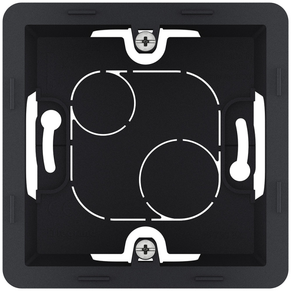 Legrand INSPIRIA Антрацит Коробка накладного монтажа - 1 пост 673983