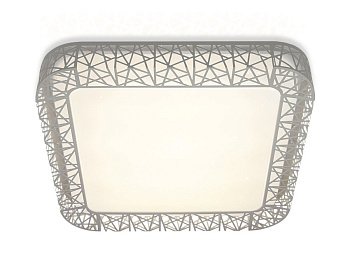 Ambrella Потолочный светодиодный светильник с пультом FF124 WH белый 72W 500*500*95 (ПДУ ИК)