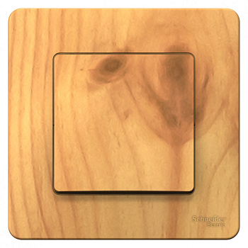 Systeme Electric Blanca внутр Ясень Переключатель 1-клавишный, 10А, 250B