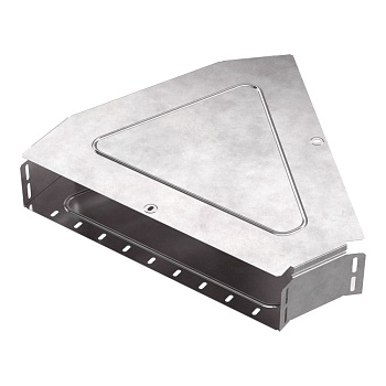 Промрукав Угол горизонтальный 45 градусов с крышкой Стандарт 500х100 PR16.0618