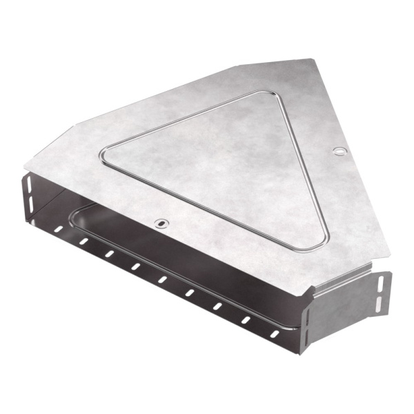 Промрукав Угол горизонтальный 45 градусов с крышкой Стандарт 500х100 PR16.0618