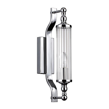 Odeon Light 4942/1W DROPS ODL22 553 хром/прозрачный/стекло Настенный светильн. E14 1*40W IP44 TOLERO