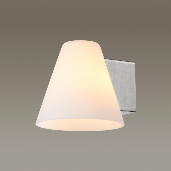 Odeon Light 2018/1W ODL11 748 матовый никель Настенный светильник  G9 40W 220V TURIN Купить Odeon Light 2018/1W ODL11 748 матовый никель Настенный светильник  G9 40W 220V TURIN