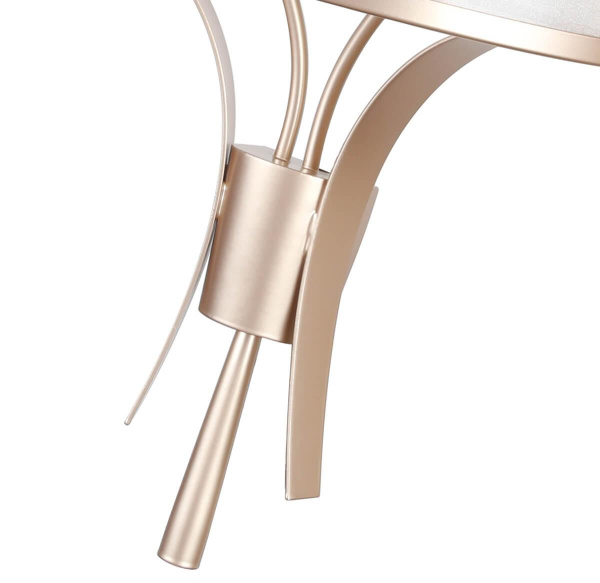 Купить Favourite настенный светильник каркас цвета античное золото, плафоны из белой органзы 2551-2W