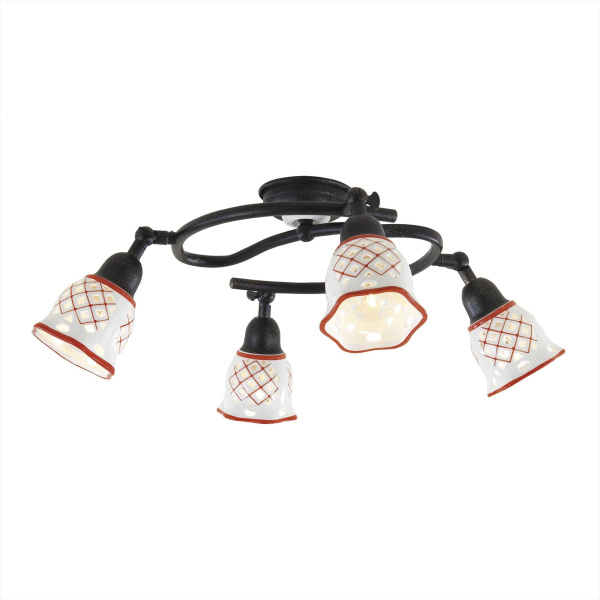 Citilux CL534543 Ажур Красный  Светильник Наст.-Потол