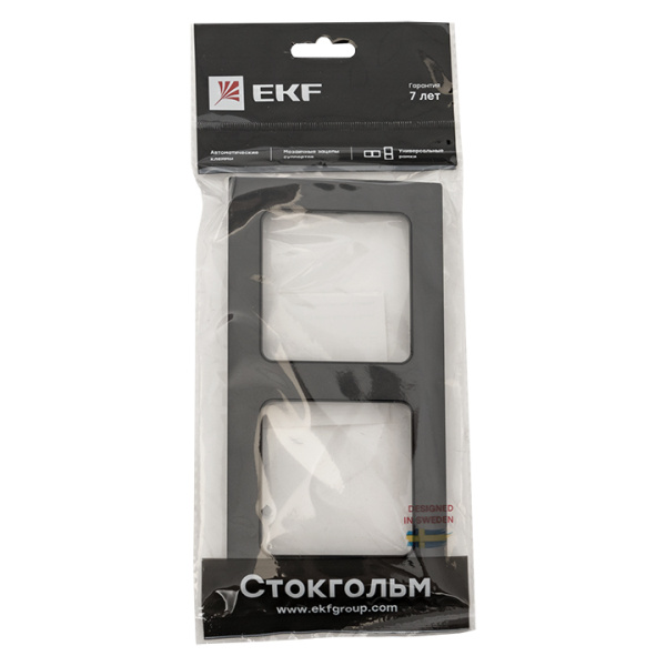 Купить EKF PROxima Стокгольм Черный Рамка 2-ая